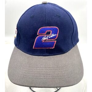 Vintage Rusty Wallace HAT NASCAR #2 Strapback Miller Lite Racing Embroidered
